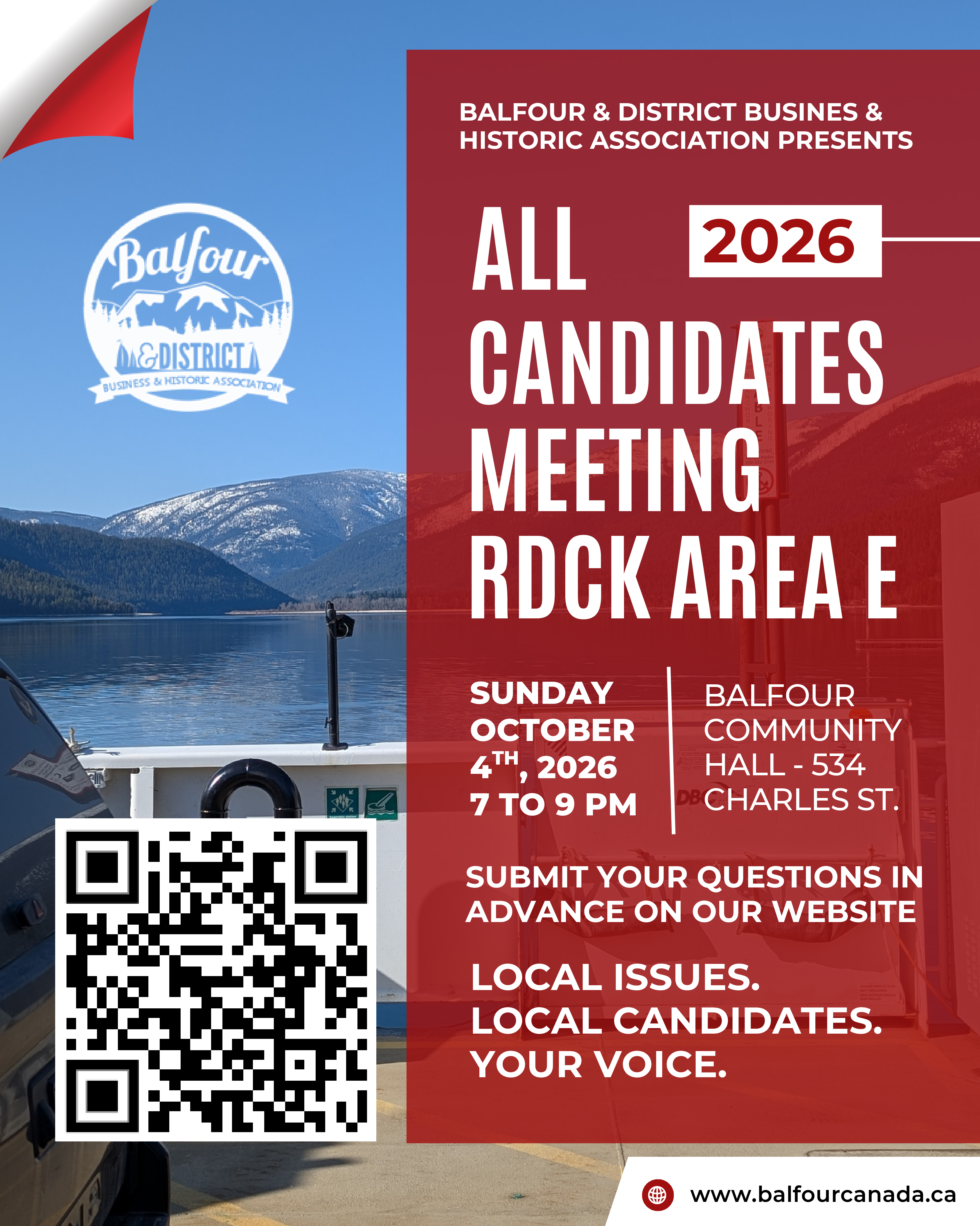 Area E - All Candidates Meeting